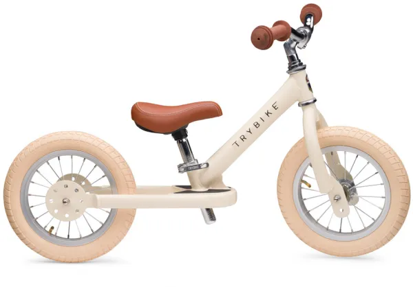 Løbecykel, 2 hjulet, Vintage Creme